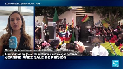 Expresidenta Jeanine Áñez queda en libertad tras cuatro años de prisión