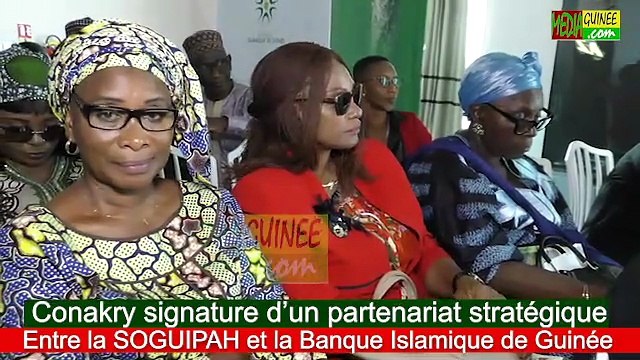 Conakry : signature d’un partenariat stratégique entre la SOGUIPAH et la Banque Islamique de Guinée