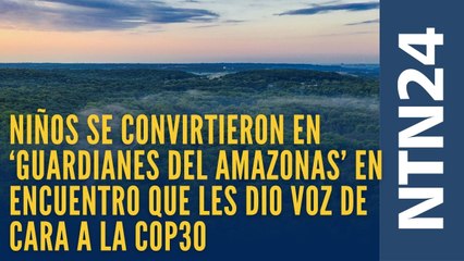 Niñas y niños de la Amazonia alzan su voz por el planeta en la MiniCOP Amazónica