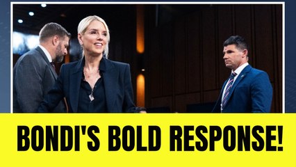 Bondi shuts down Trump’s rant about indicting political foe