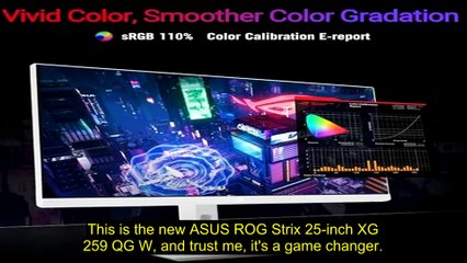 ASUS XG259QNG-W Review: 400Hz ULTIMATE Gaming Monitor!