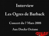 Interview des Ogres de Barback par Radio Pulse
