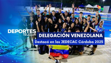 Delegación Venezolana destacó en los JEDECAC Córdoba 2025 DEPORTES TELESUR 06-11-2025
