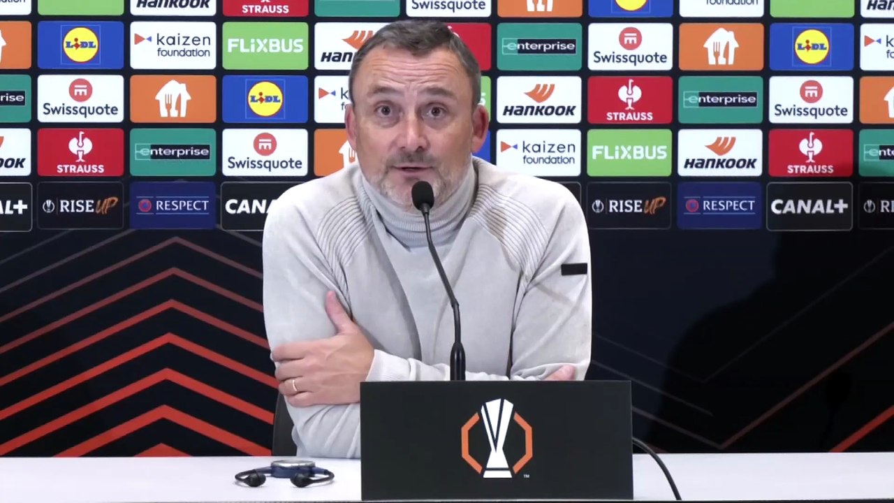Franck Haise après la nouvelle défaite de Nice en Ligue Europa : « J'ai les boules » - Foot - Ligue Europa - Nice