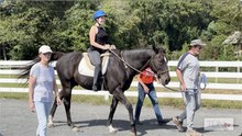 Ex-Racehorse Fittipaldi Brings Movement Back to a Young Woman's Life
