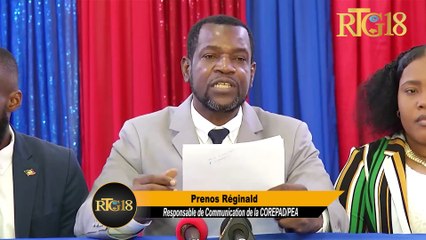 COREPAD/PEA di yo voye jete avan pwojè dekrè elektoral la.