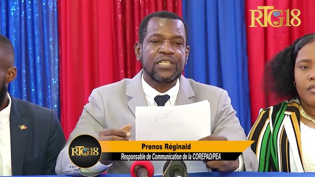 COREPAD/PEA di yo voye jete avan pwojè dekrè elektoral la.