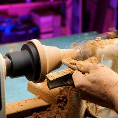 Step-by-step process of making carbon fiber audio speaker 🔊💜