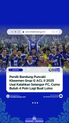 Persib Bandung Puncaki Klasemen Grup G ACL II 2025