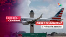 Cierre gubernamental de EE.UU. afecta transporte aéreo nacional