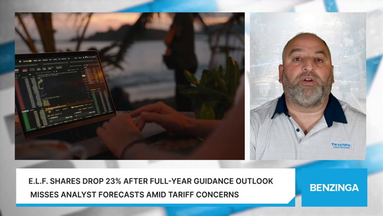 E.l.f. Shares Drop 23% After Full-Year Guidance Outlook Misses Analyst Forecasts Amid Tariff Concerns