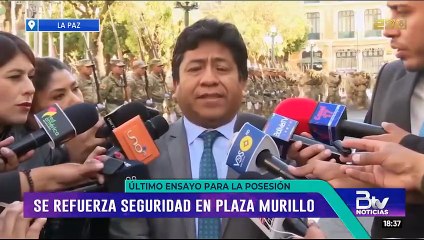 Último ensayo marca la antesala de la posesión de Rodrigo Paz y Edmand Lara