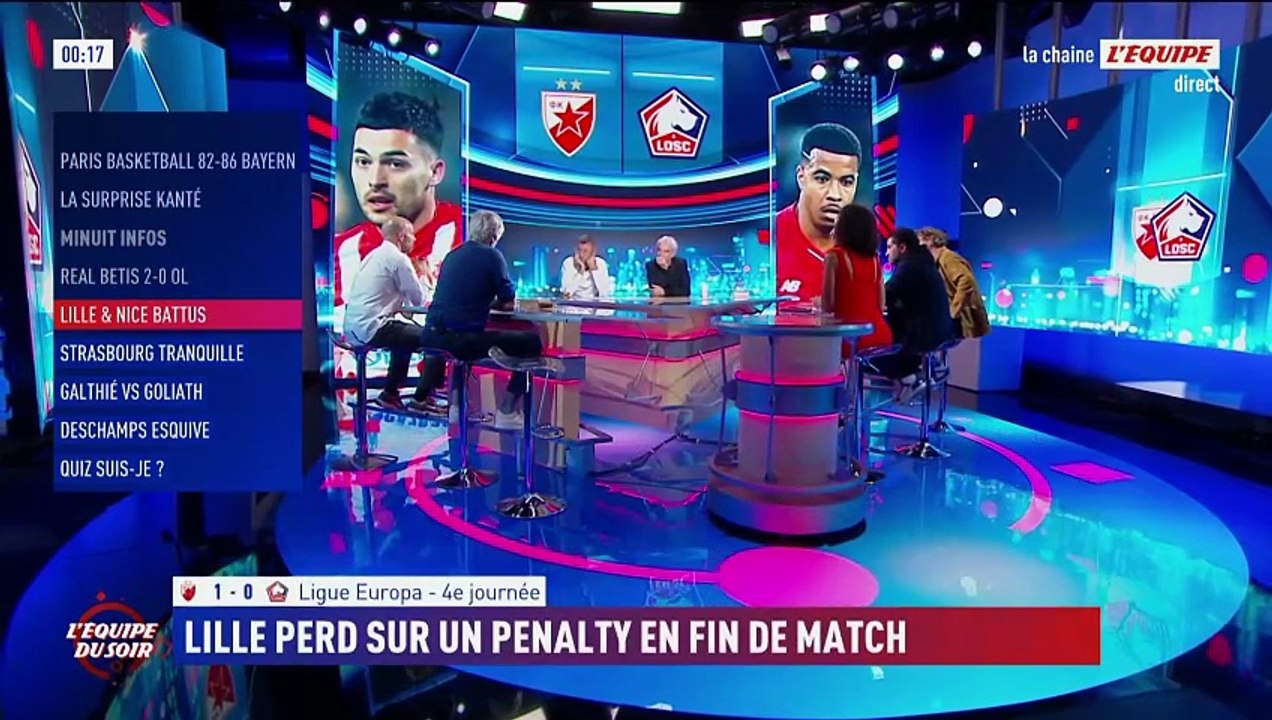 Lille craque dans les dernières minutes et s'incline contre l'Étoile Rouge Belgrade - Foot - Ligue Europa