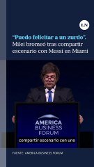 Javier Milei llegó a Estados Unidos