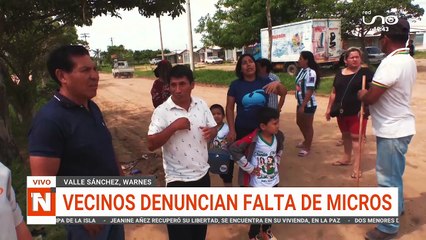 DENUNCIAN MAL SERVICIO DE MICROS EN VALLE SÁNCHEZ