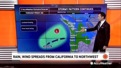 Series of storms coming to an end in the Pacific Northwest