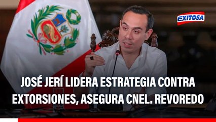 PNP tiene nueva división contra extorsiones: José Jerí lidera estrategia, señala Víctor Revoredo