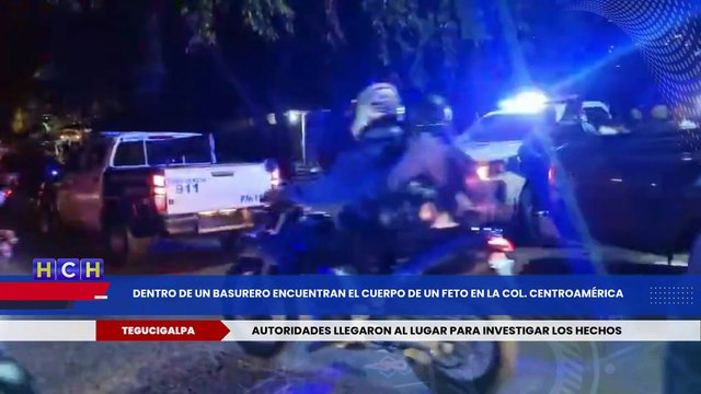 En un basurero encuentran el cuerpo de un feto en la col. Centroamérica Oeste, en la capital