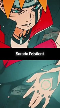 Sarada et le sharingan !! #narutoshippuden #naruto #sarada #sharingan