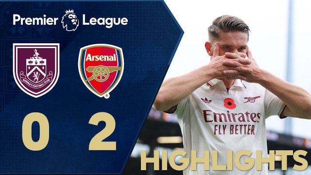 Burnley 0 - 2 Arsenal - Liga Perdana Inggeris 2025/26