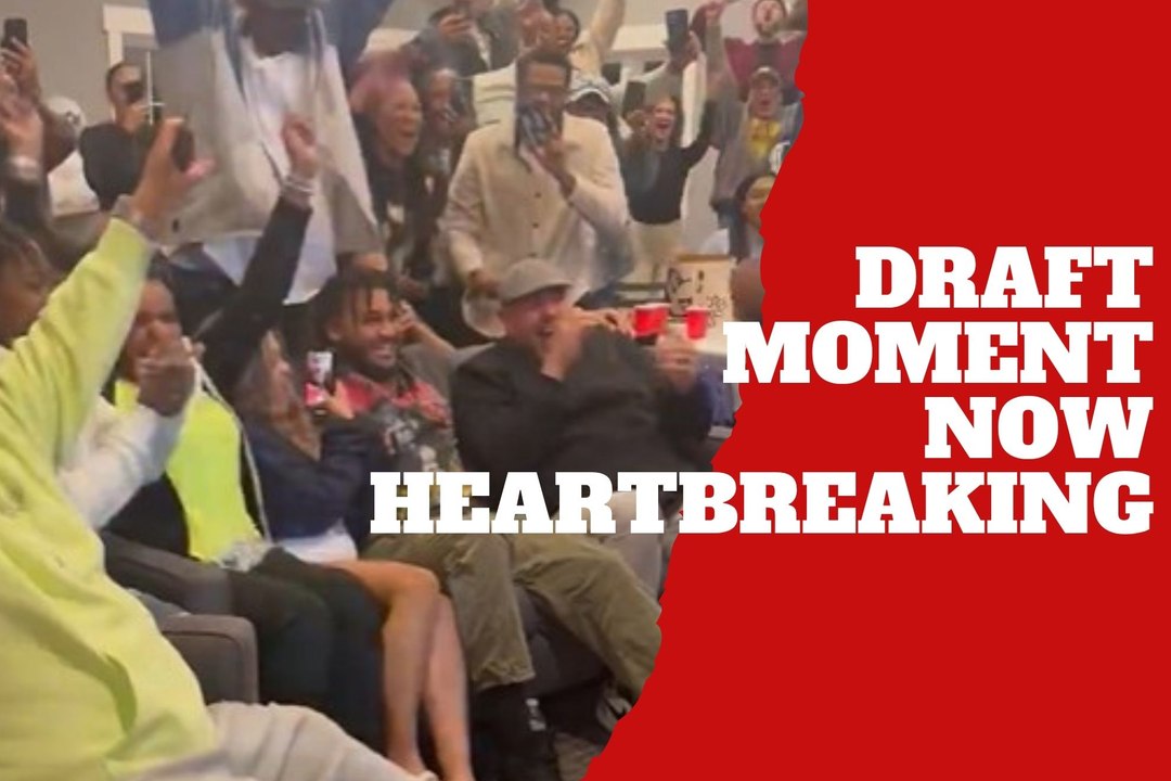 A video that now breaks hearts: the day Marshawn Kneeland smiled hearing his name at the NFL Draft