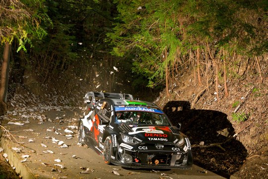 Gallery: Elfyn Evans finishes second at Rally Japan