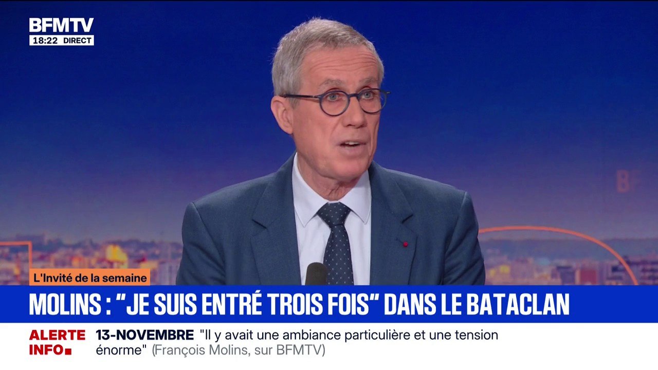 13-novembre 2015: François Molins, ancien procureur de la République de Paris, raconte "des scènes de guerre"