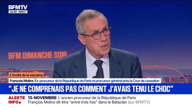 13-novembre 2015: Je ne comprenais pas comment j'avais tenu le choc , raconte François Molins, ancien procureur de la République de Paris