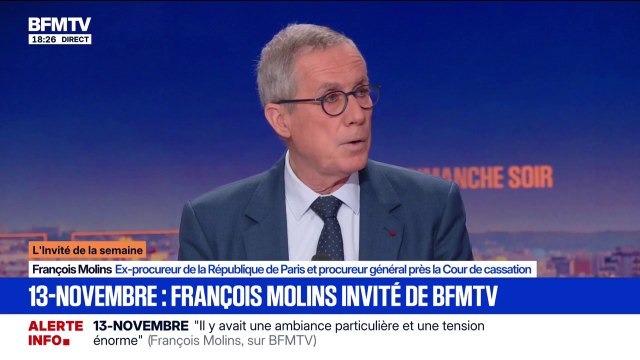 13-novembre 2015: Il y a des choses qu'on n'a pas pu dire , raconte François Molins, ancien procureur de la République de Paris
