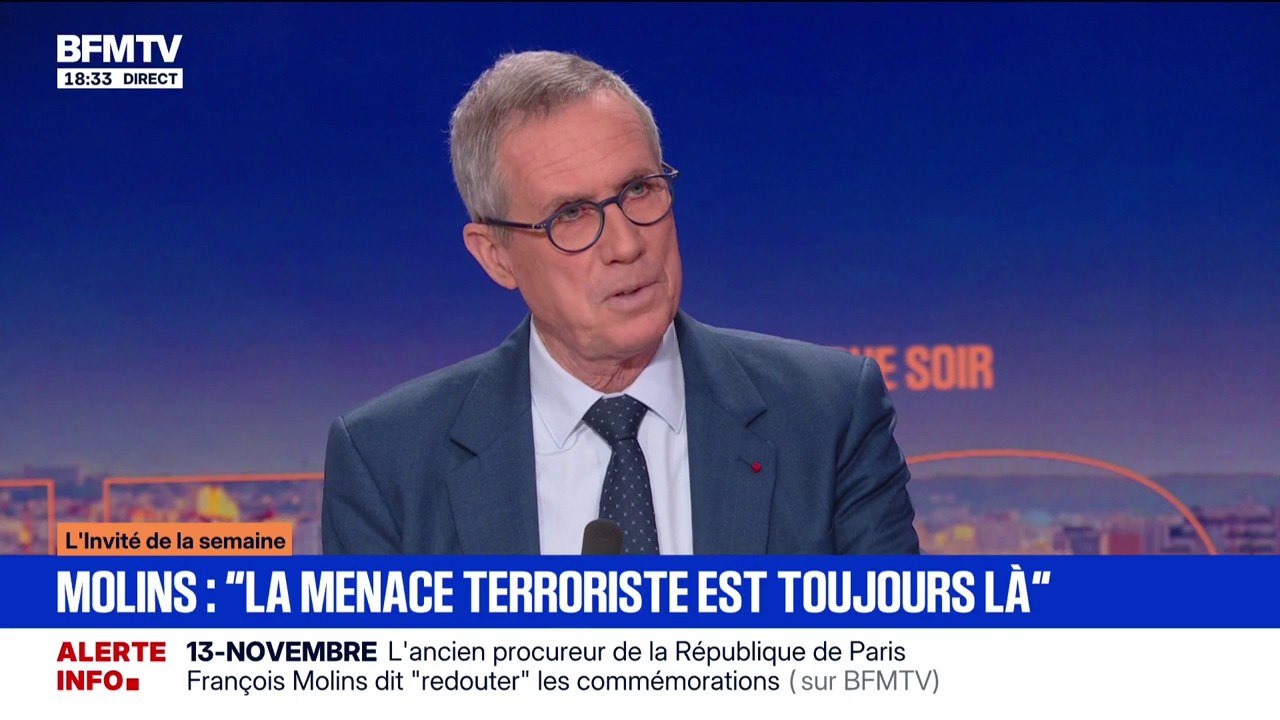 François Molins, ancien procureur de la République de Paris, explique "que la menace terroriste est toujours là"