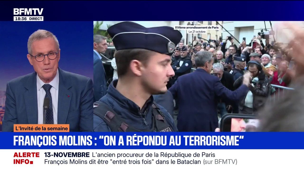 Nicolas Sarkozy en prison: "Je fais confiance à la justice", explique François Molins, ancien procureur de la République de Paris