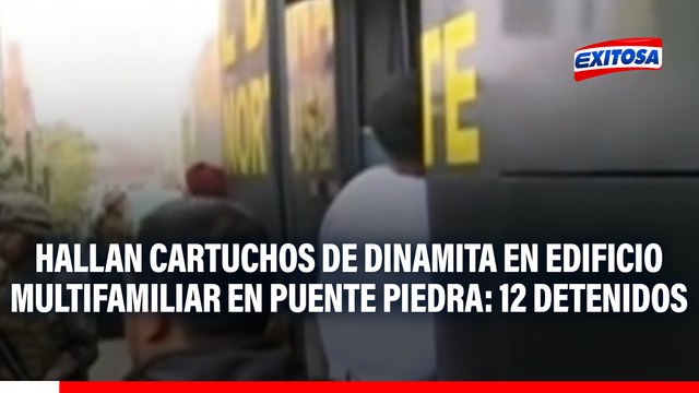 Allanan vivienda multifamiliar en Puente Piedra: Encuentran explosivos y detienen a 12 personas