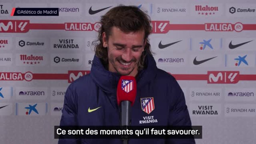 Atlético Madrid : Antoine Griezmann - "Des moments qu'il faut savourer"