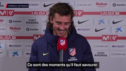 Atlético - Griezmann : "Des moments qu'il faut savourer"