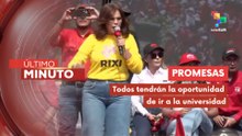 Candidata Rixi Moncada destacó que la educación es el alma de los pueblos