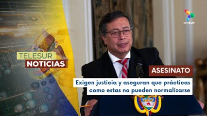 Presidente de Colombia, Gustavo Petro, denunció el asesinato de un civil