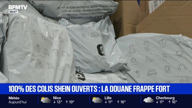 La totalité des colis Shein ouverts ce jeudi