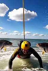 AI Generated Extreme Skydive 😱 | From Sky to Sea!