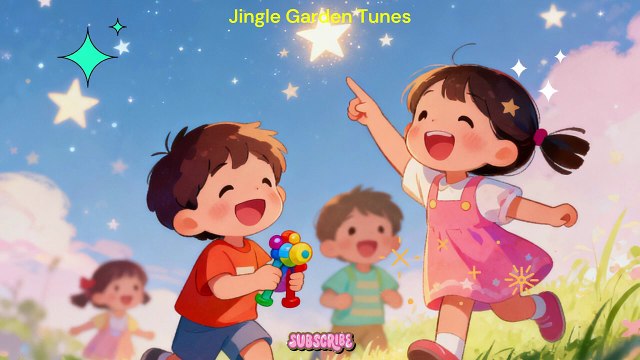 Twinkle Twinkle Little Star _ Nursery Rhymes for Kids _ Lullaby - Jingle Garden Tunes