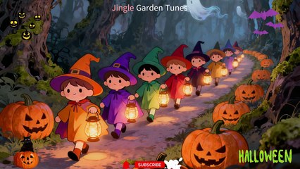 🎃 Spooktacular Halloween Song for Kids _ Animated Costume Dance Party & Sing-Along Fun! 👻🕸️