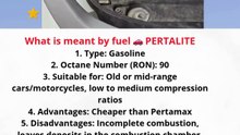 What is meant by fuel 🚗 PERTALITE