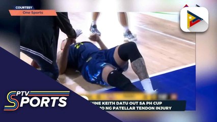 Rain or Shine Keith Datu, out sa PH Cup matapos magtamo ng patellar tendon injury