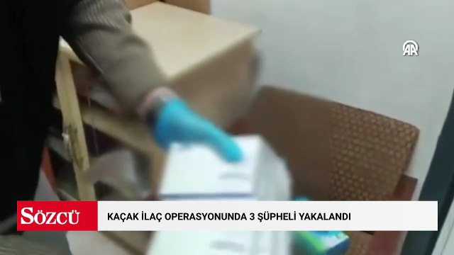 Kaçak ilaç operasyonunda 3 şüpheli yakalandı