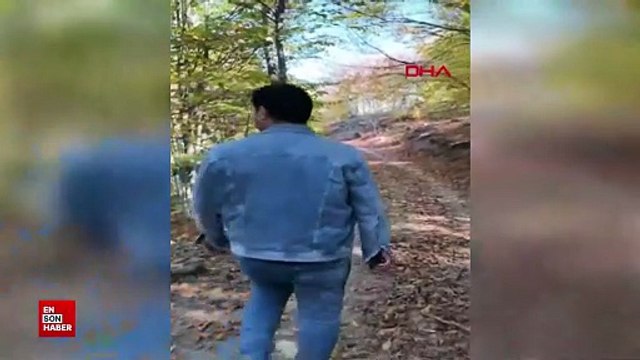 Amanos Dağları'ndaki sonbahar renkleri şölenine çöp yığını gölgesi