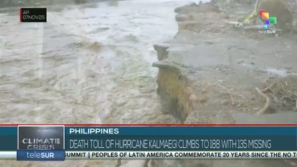 Philippines: Death toll of typhoon Kalmaegi climbs to 188 with 135 missing