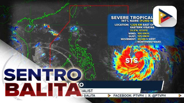 Bagyong #UwanPH, isa ng Severe Tropical Storm; lakas ng bagyo, maaaring maihalintulad sa isang ‘bullet train’ ayon sa PAGASA