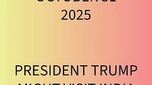 Trump India Visit Predicted