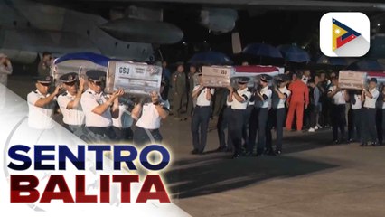 Mga miyembro ng Phl Air Force na nasawi habang nagsasagawa ng humanitarian at disaster response, binigyang pugay; iba’t ibang assistance sa mga naulilang pamilya, tiniyak ng PAF | ulat ni Gab Villegas