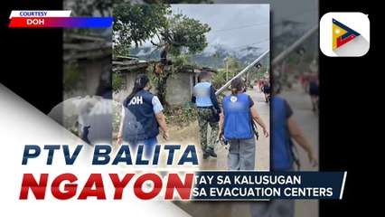 DOH, nakabantay sa kalusugan ng mga nananatili sa evacuation centers