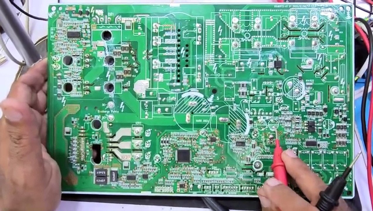 Gree Dc inverter ac E6 error code outdoor pcb Dc inverter ac online pcb course inverter pcb training #571
